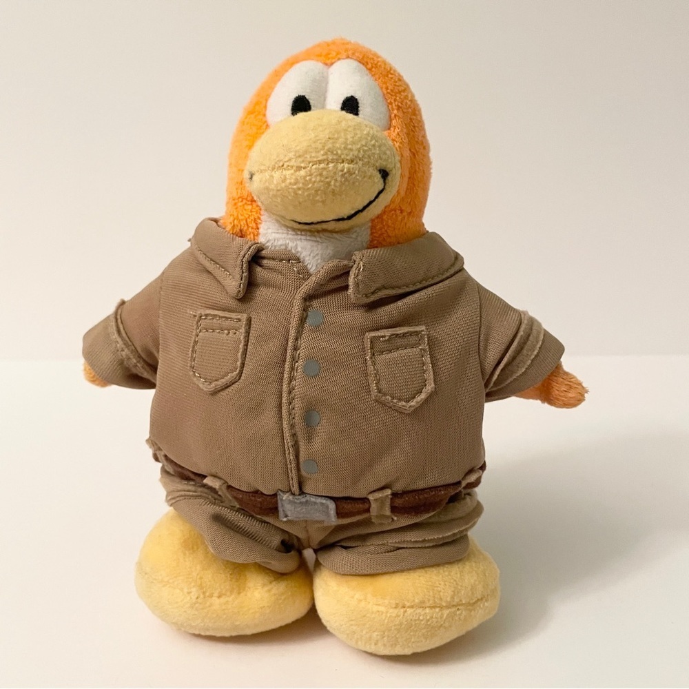 Disney Club Penguin Plush Stuffed Explorer Safari Toy